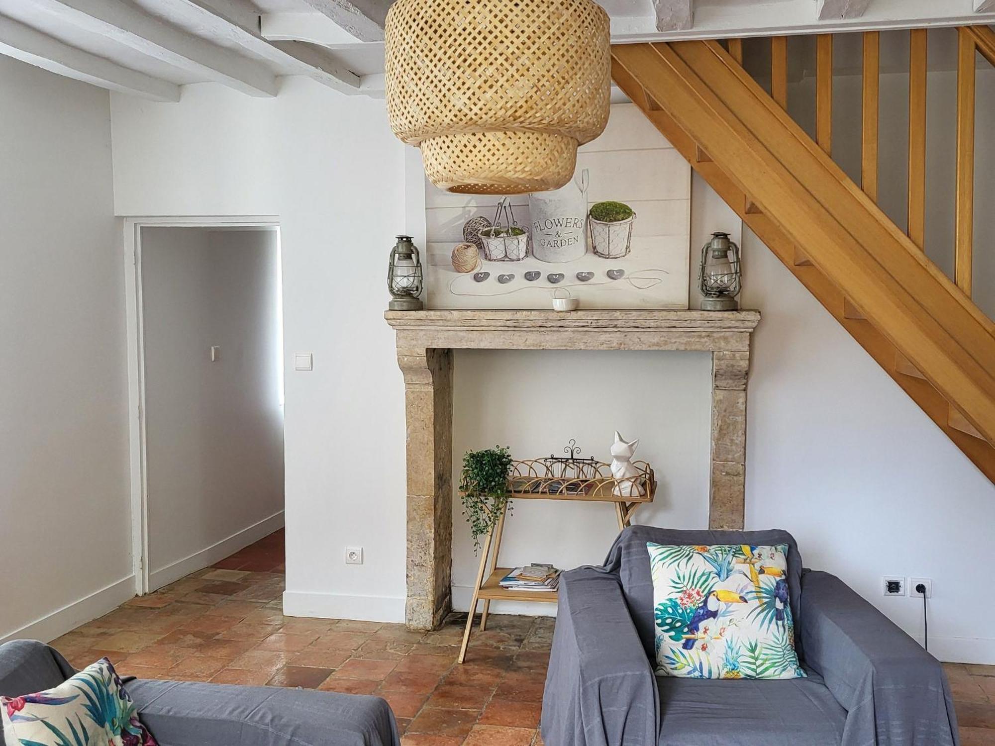 Maison De Village Avec Jardin, Parc Prive Et Box Fibre, Animaux Bienvenus, A 15 Min Du Mans - Fr-1-410-333 Mezieres-sous-Lavardin Exterior foto
